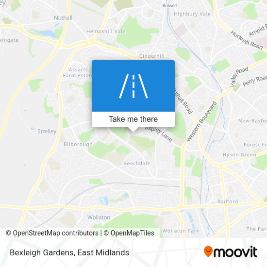 Bexleigh Gardens map