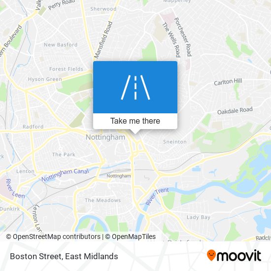 Boston Street map