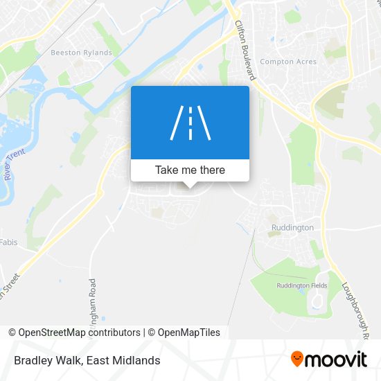 Bradley Walk map