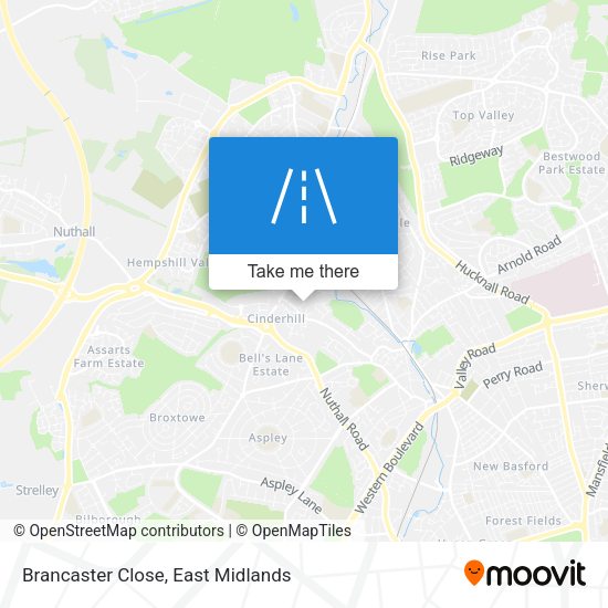 Brancaster Close map