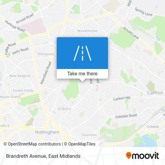 Brandreth Avenue map