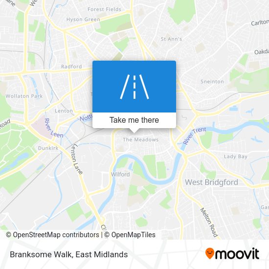 Branksome Walk map