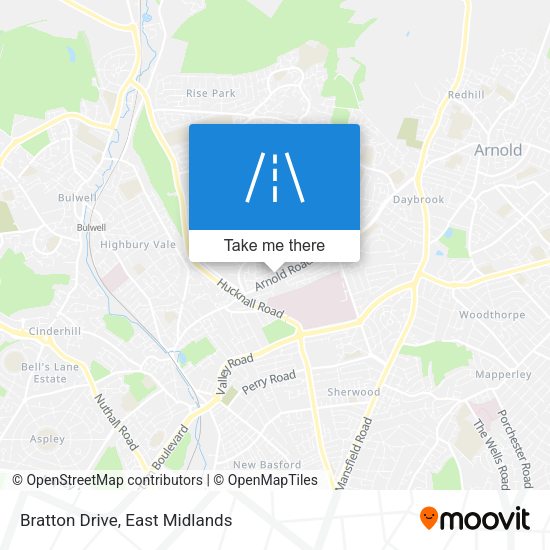 Bratton Drive map