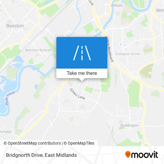 Bridgnorth Drive map