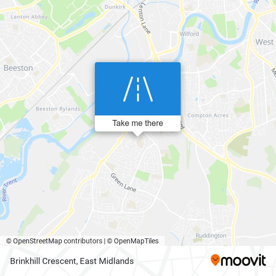 Brinkhill Crescent map