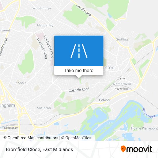 Bromfield Close map