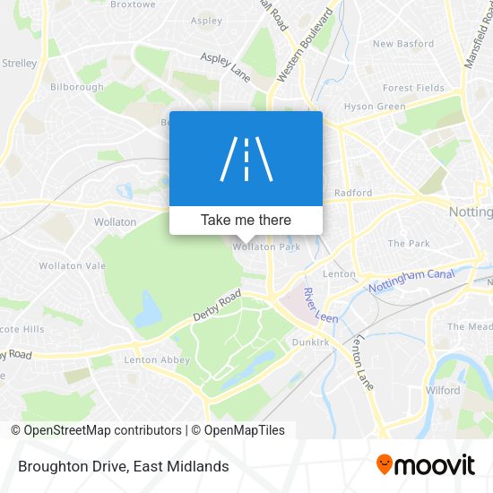 Broughton Drive map