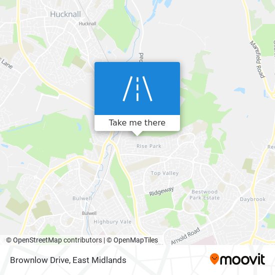 Brownlow Drive map