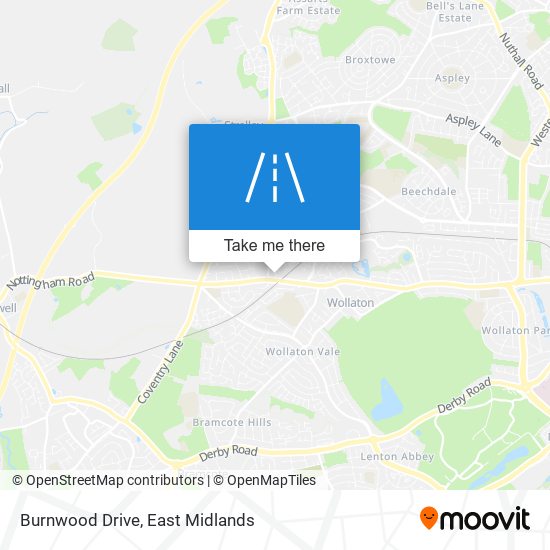 Burnwood Drive map