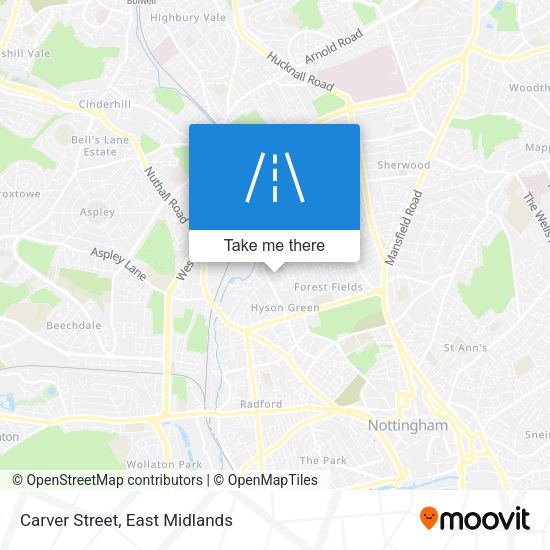 Carver Street map