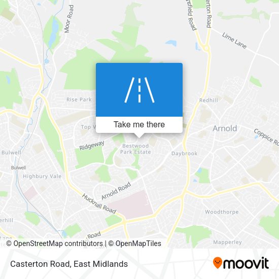 Casterton Road map