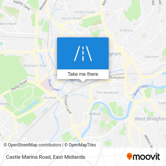 Castle Marina Road map