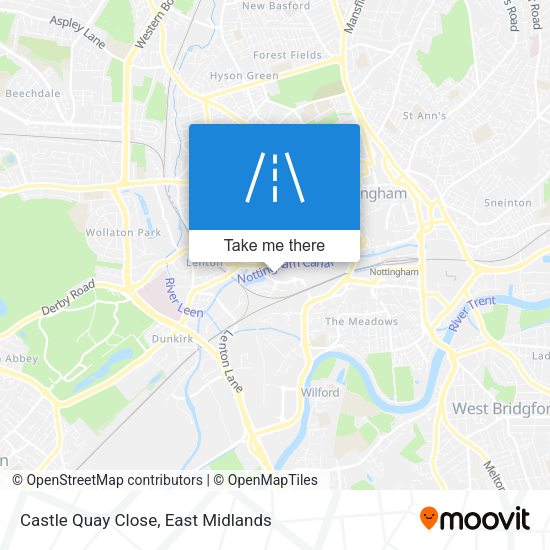 Castle Quay Close map