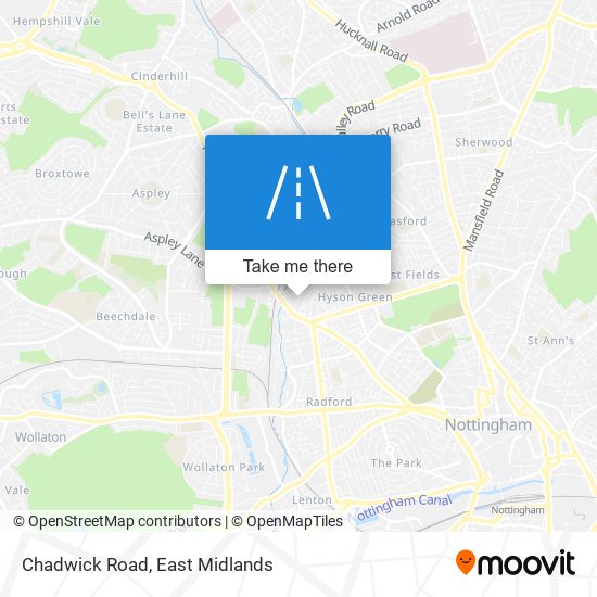 Chadwick Road map