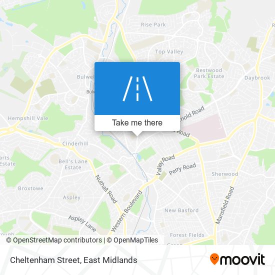 Cheltenham Street map