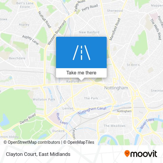 Clayton Court map