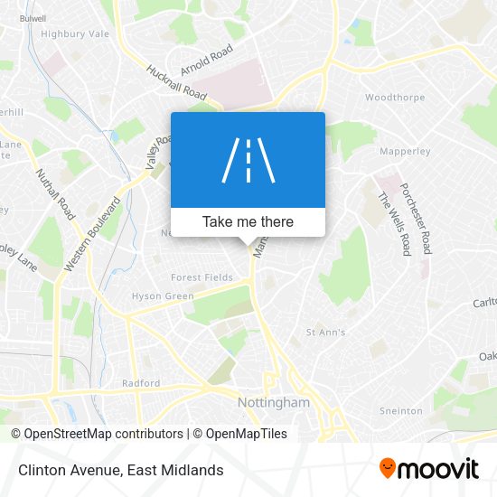 Clinton Avenue map