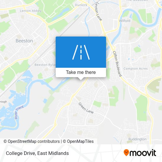College Drive map