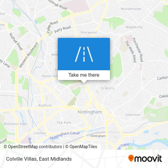 Colville Villas map