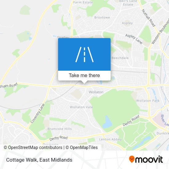 Cottage Walk map