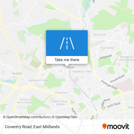 Coventry Road map