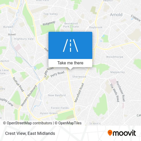 Crest View map