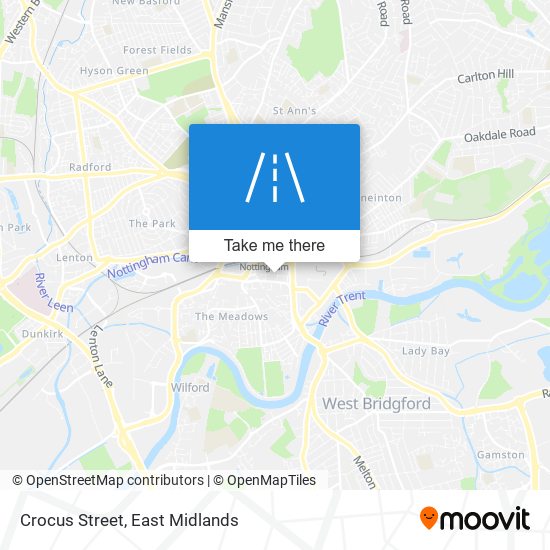 Crocus Street map