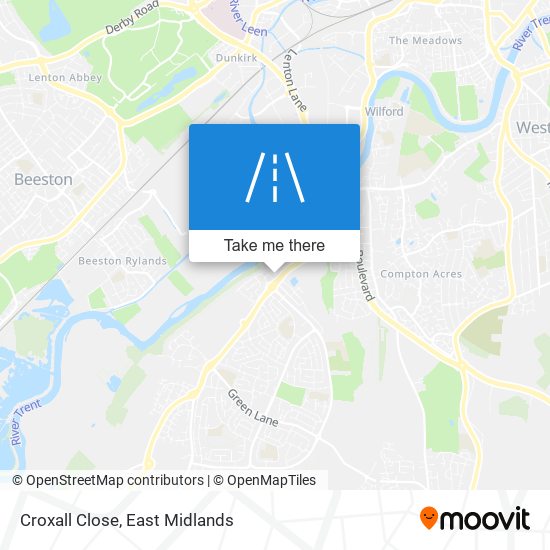Croxall Close map