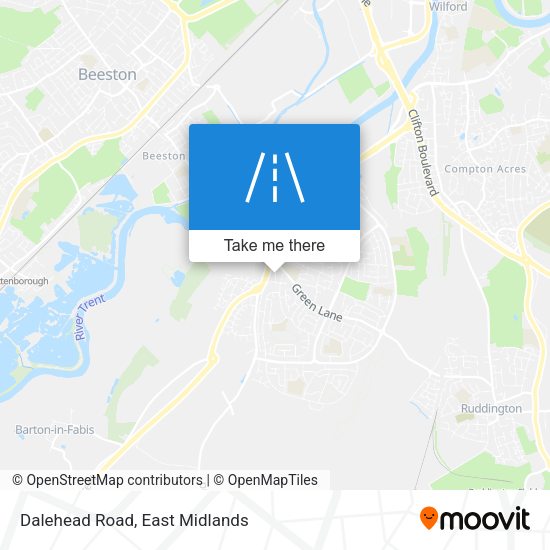 Dalehead Road map