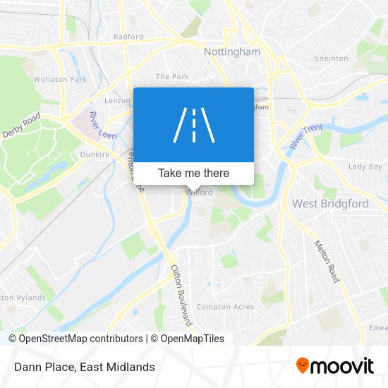 Dann Place map