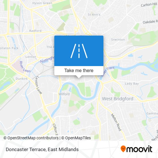 Doncaster Terrace map