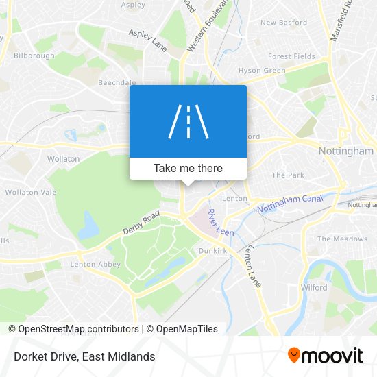 Dorket Drive map