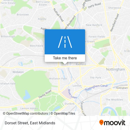 Dorset Street map