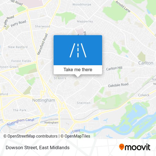 Dowson Street map