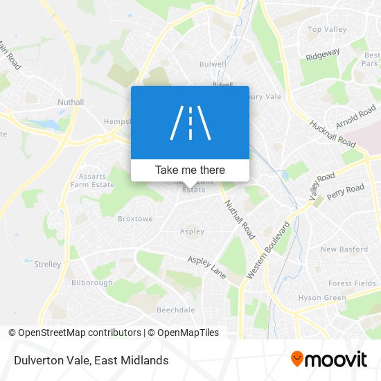 Dulverton Vale map