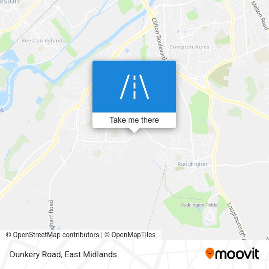 Dunkery Road map