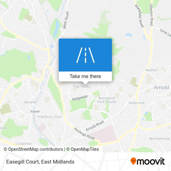 Easegill Court map