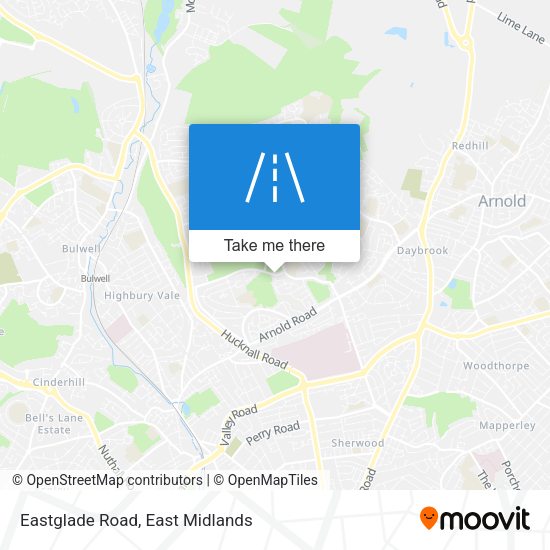 Eastglade Road map