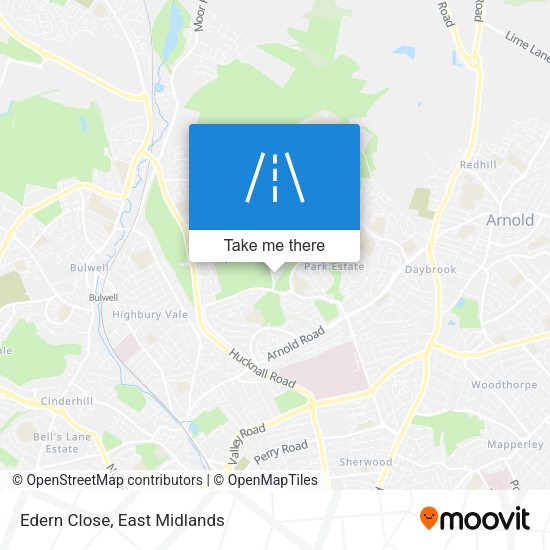 Edern Close map