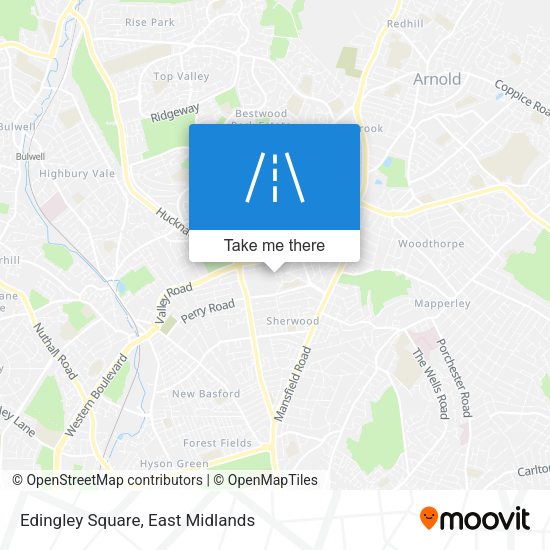 Edingley Square map