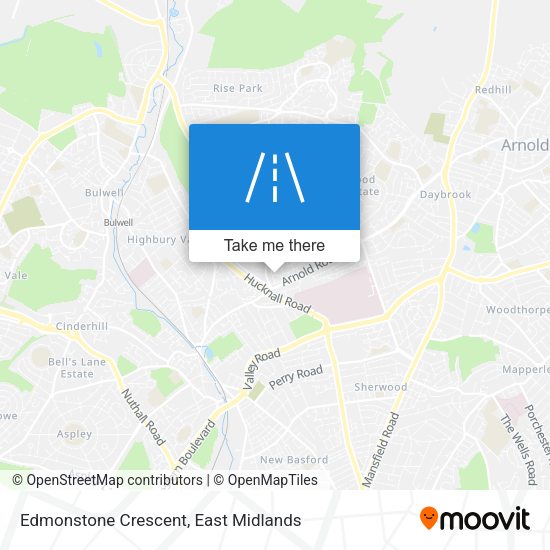 Edmonstone Crescent map