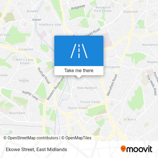 Ekowe Street map