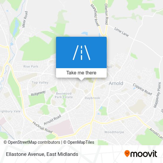 Ellastone Avenue map