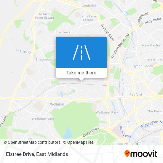 Elstree Drive map