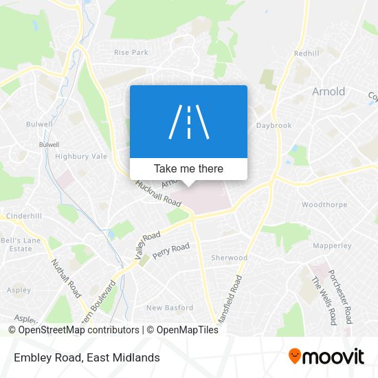 Embley Road map