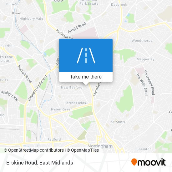 Erskine Road map