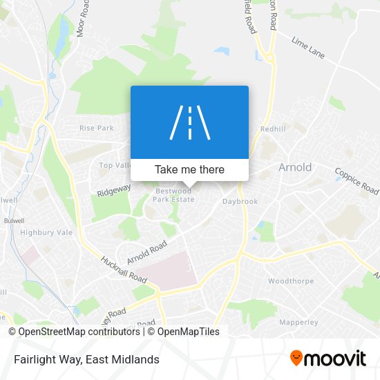 Fairlight Way map