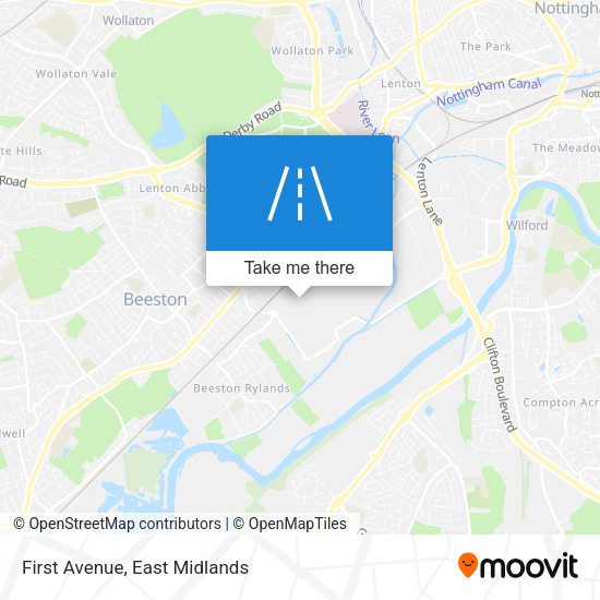 First Avenue map