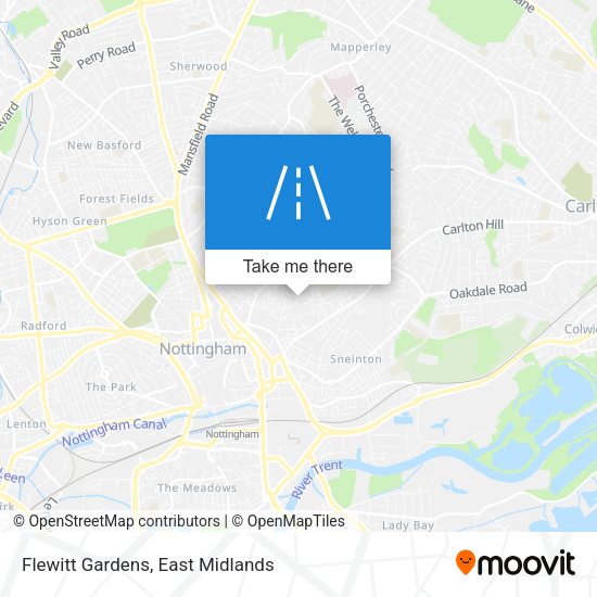 Flewitt Gardens map