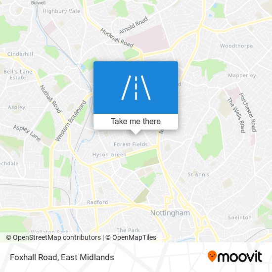 Foxhall Road map